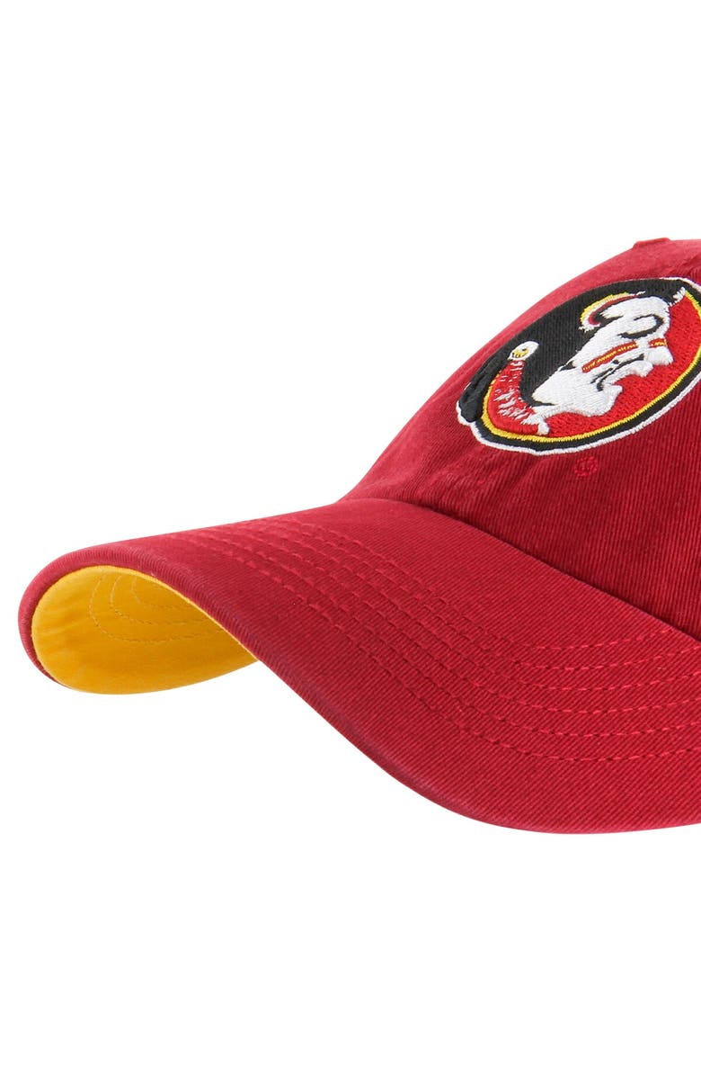 '47 Men's '47 Garnet Florida State Seminoles Vintage Sure Shot Franchise Fitted Hat, Alternate, color, 