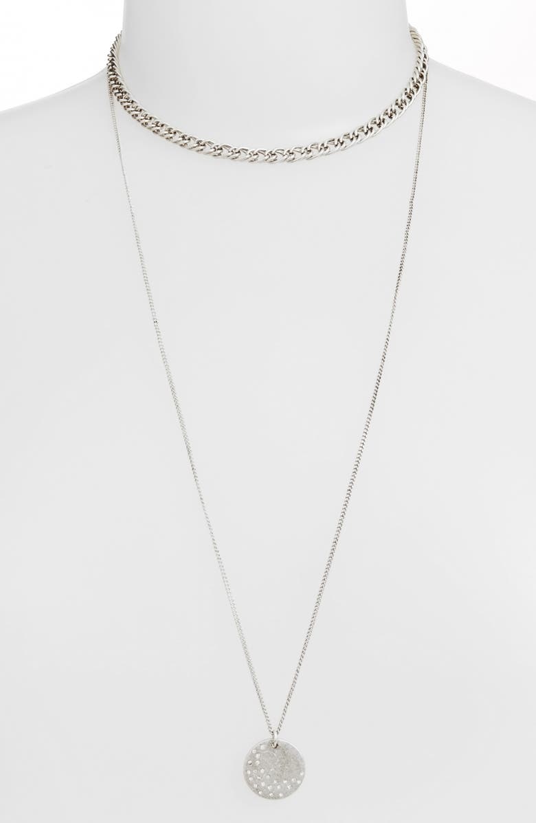 Treasure & Bond x Something Navy Multistrand Necklace, Alternate, color, 