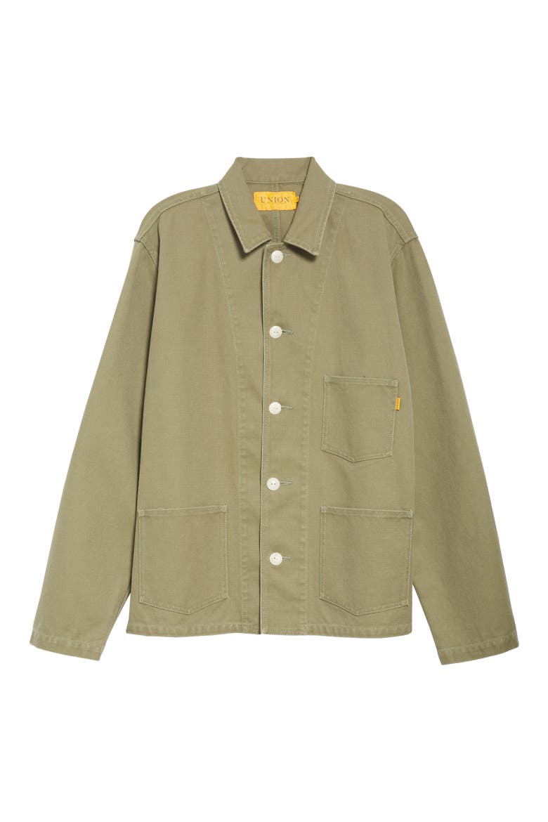 Canvas Chore Coat (Nordstrom Exclusive), Main, color, OLIVE