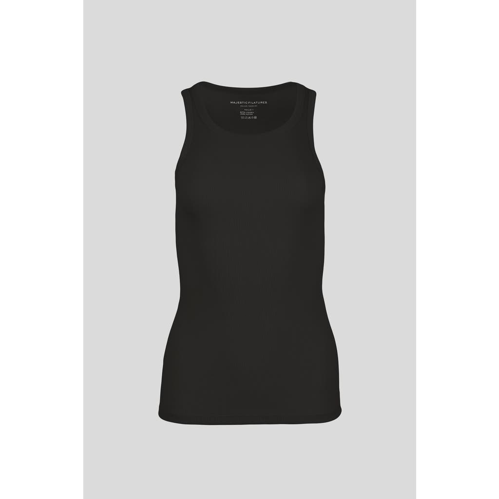 Majestic Filatures Lyocell Cotton Baby Rib Scoopneck Tank