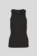 Majestic Filatures Lyocell Cotton Baby Rib Scoopneck Tank