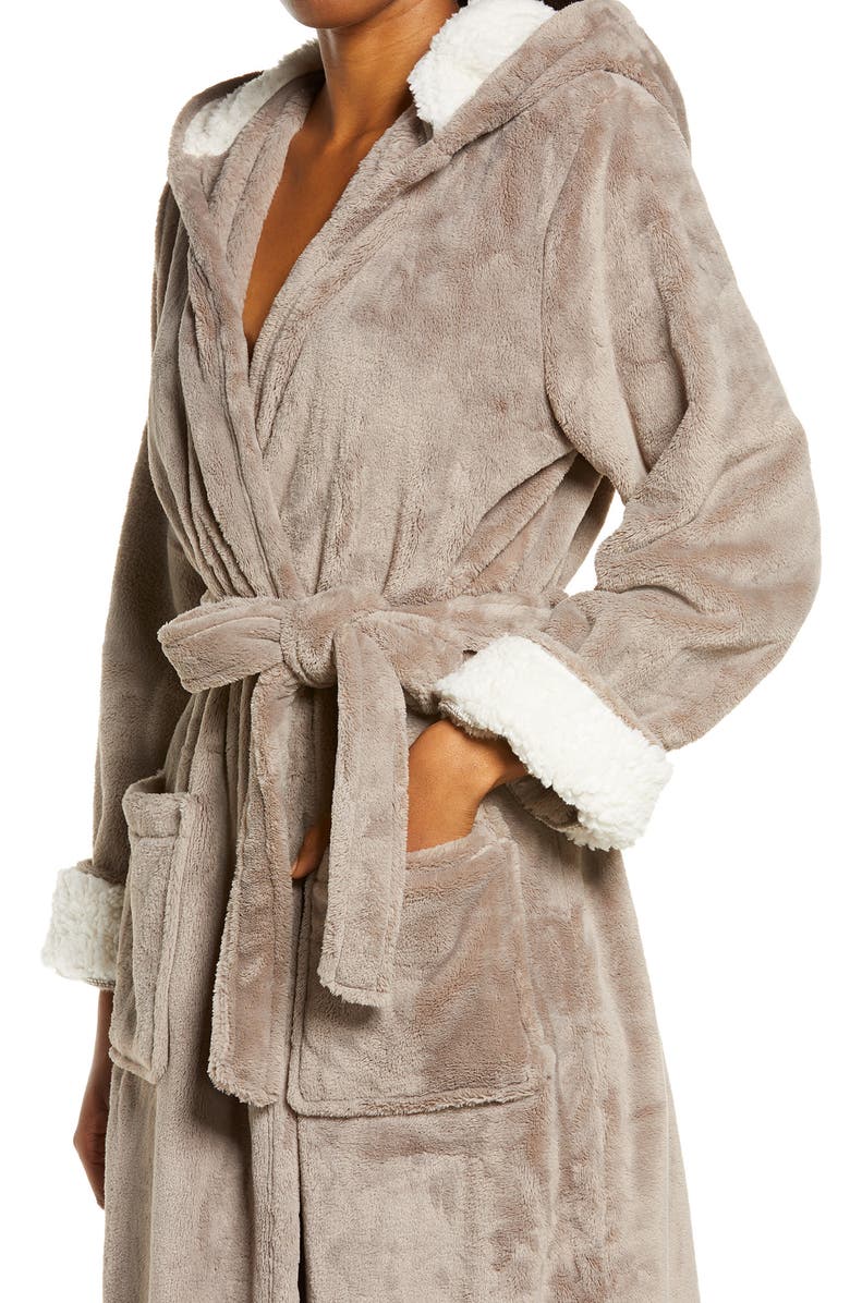 L.L.Bean Wicked Hooded Plush Robe, Alternate, color, 