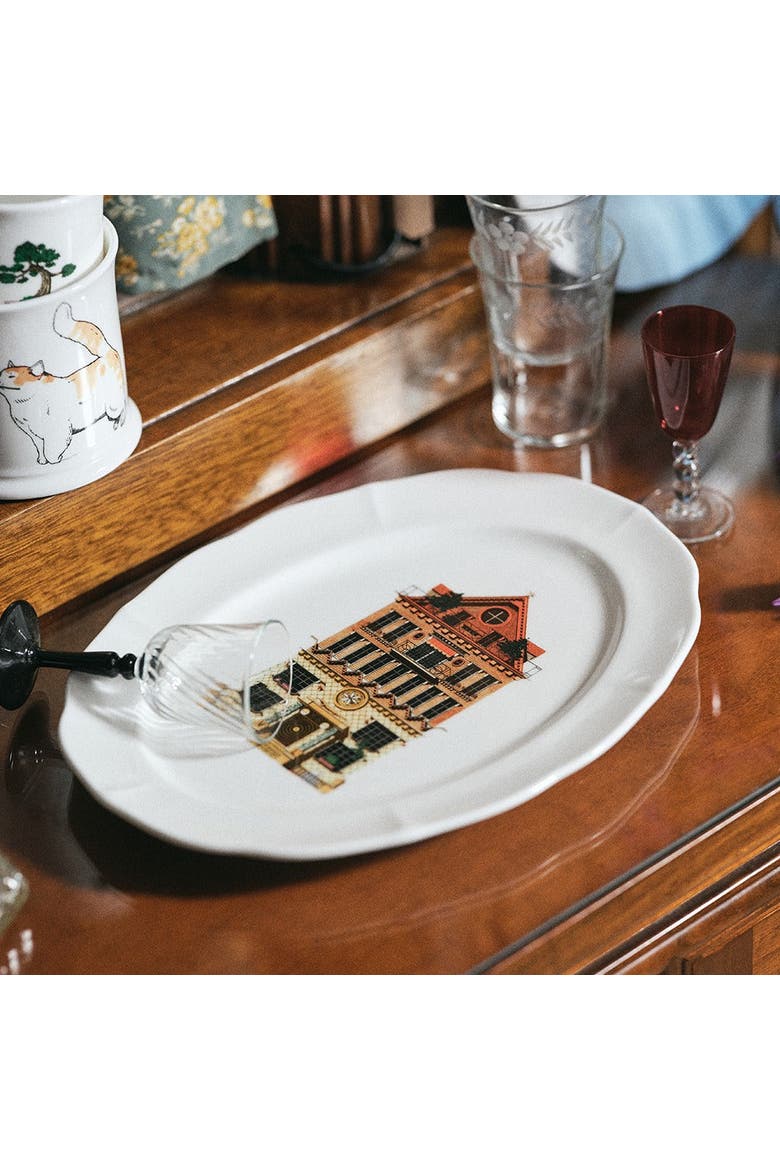 Thibaud Herem Objet Oval Platter, Alternate, color, Villa le Lezard