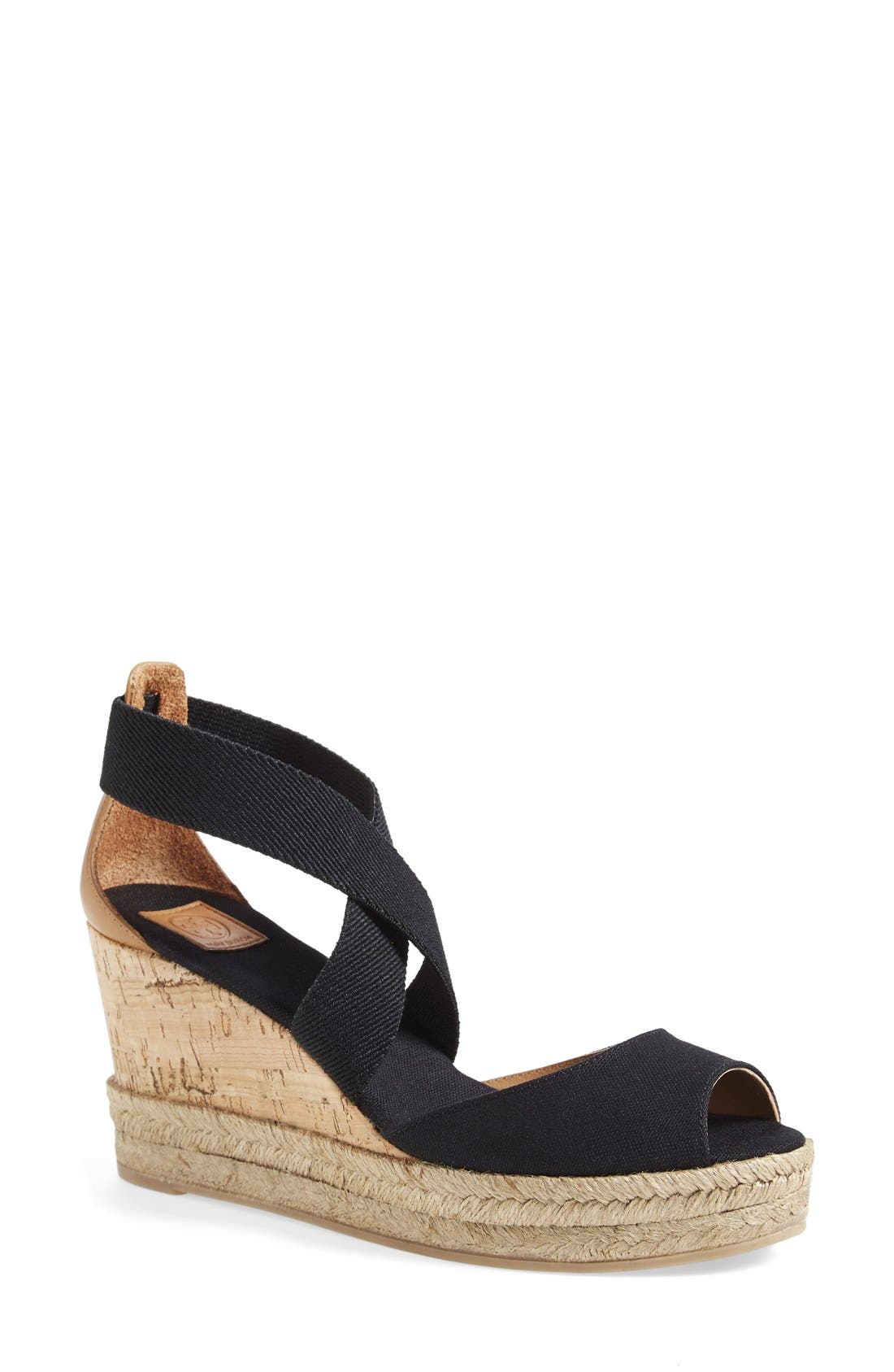 Tory Burch Peep Toe Sandal, Main, color, 