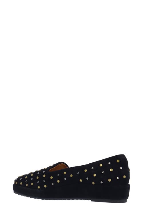 L'amour Des Pieds Cailene Studded Loafer In Black