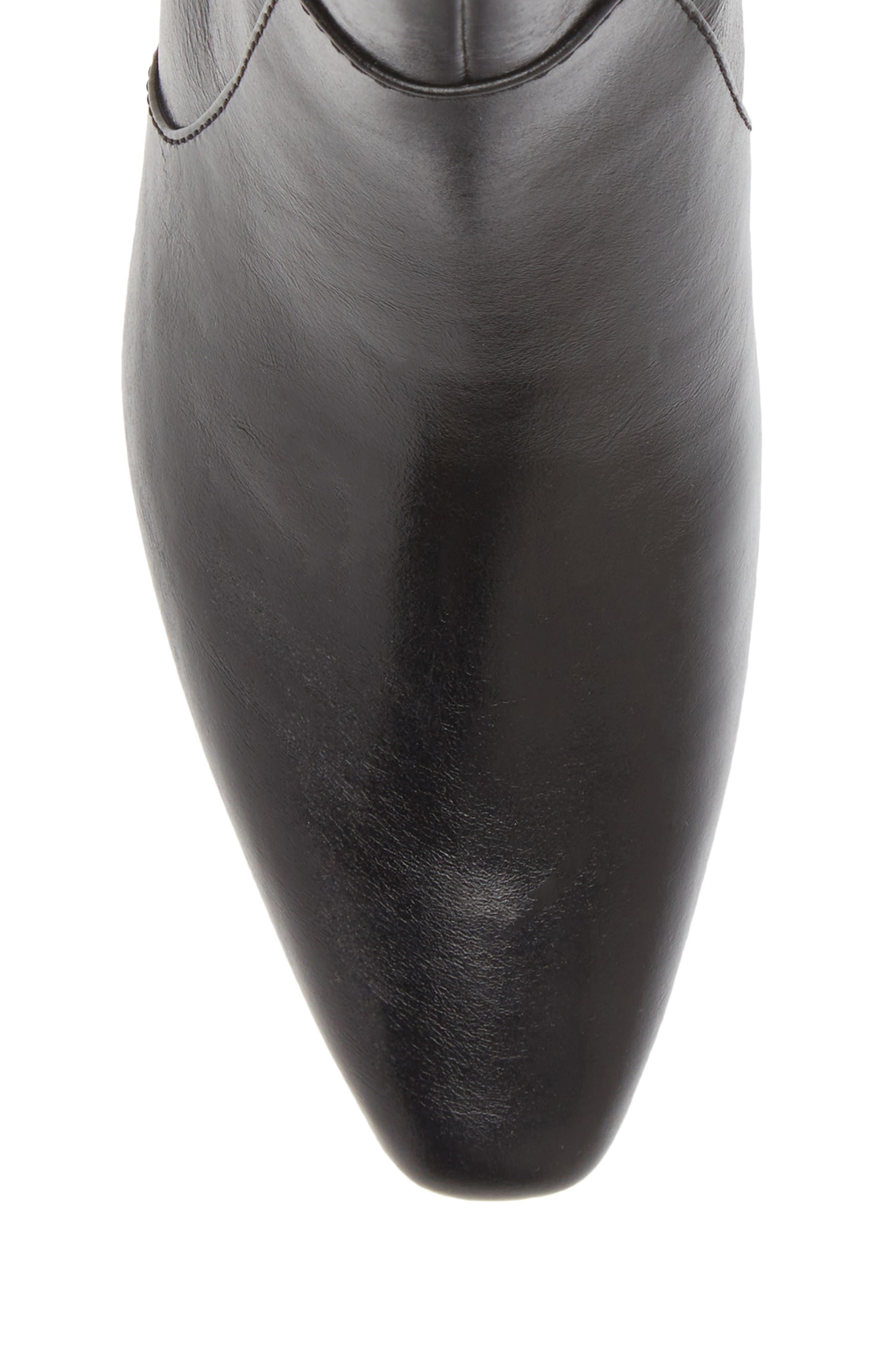 Madewell The Dimes Kitten Heel Boot, Alternate, color, True Black