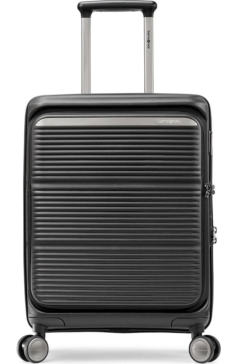 Samsonite Paralux Global Carry-On Spinner, Main, color, Black