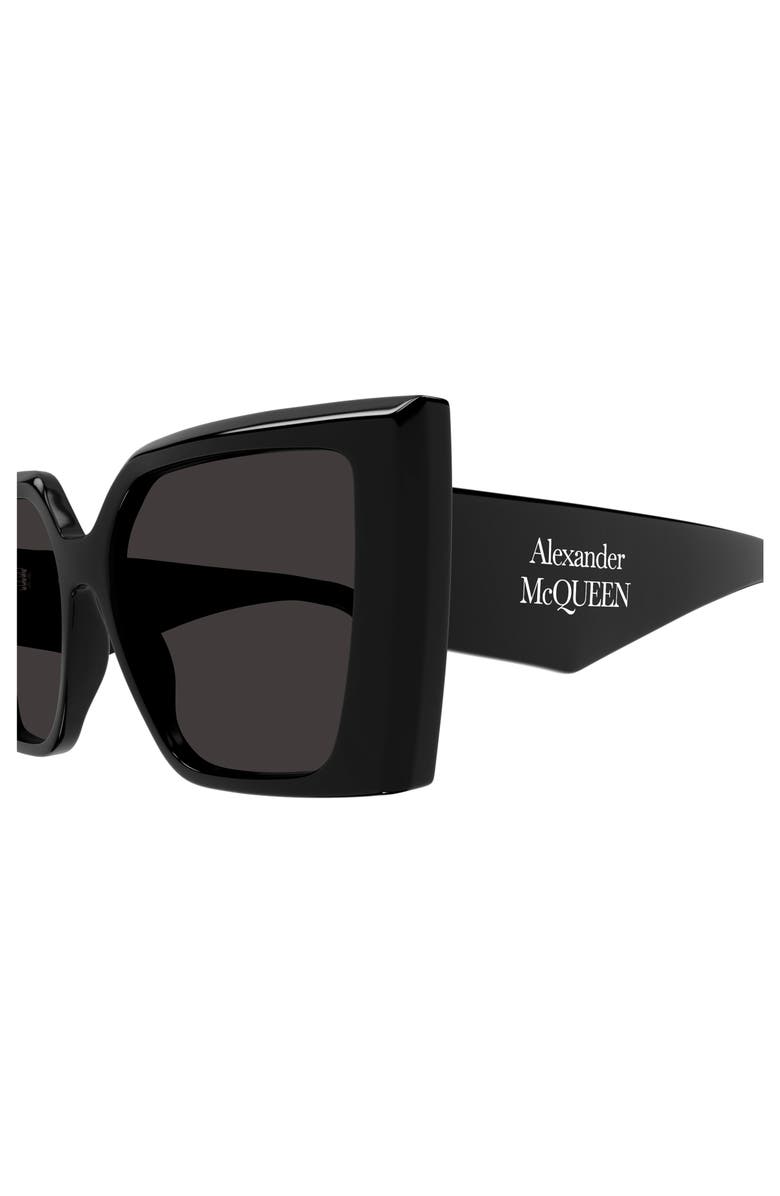 McQueen 56mm Square Sunglasses, Alternate, color,