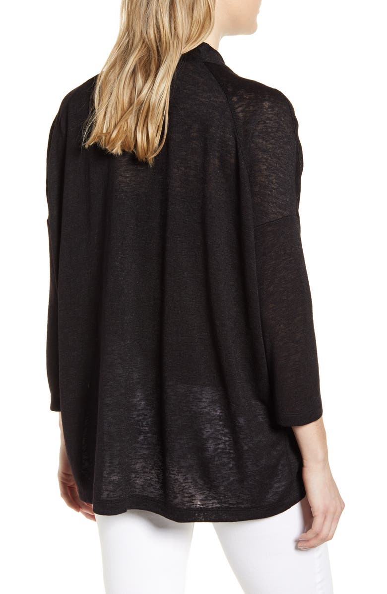 Bobeau Luann Open Front Cardigan, Alternate, color, 