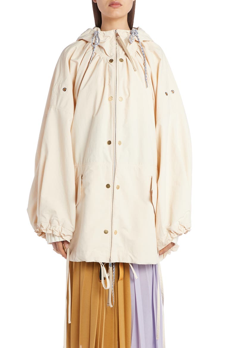 2 Moncler 1952 Drawstring Balloon Jacket, Alternate, color, OPEN WHITE
