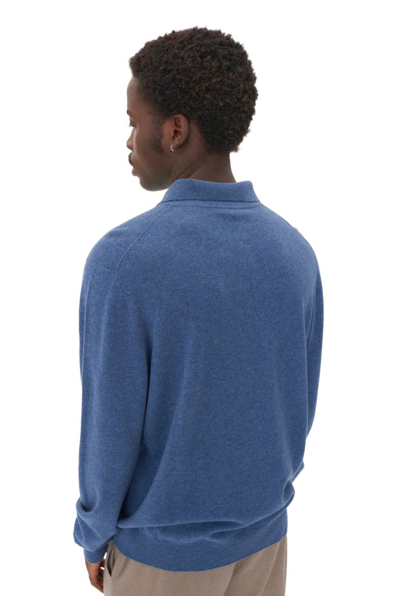 Polo Neck Sweater, Alternate, color, bijou blue