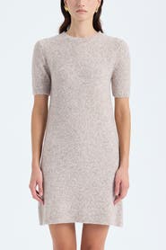 Monlicia Rune Short Sleeve Crewneck Knit Sweater Dress