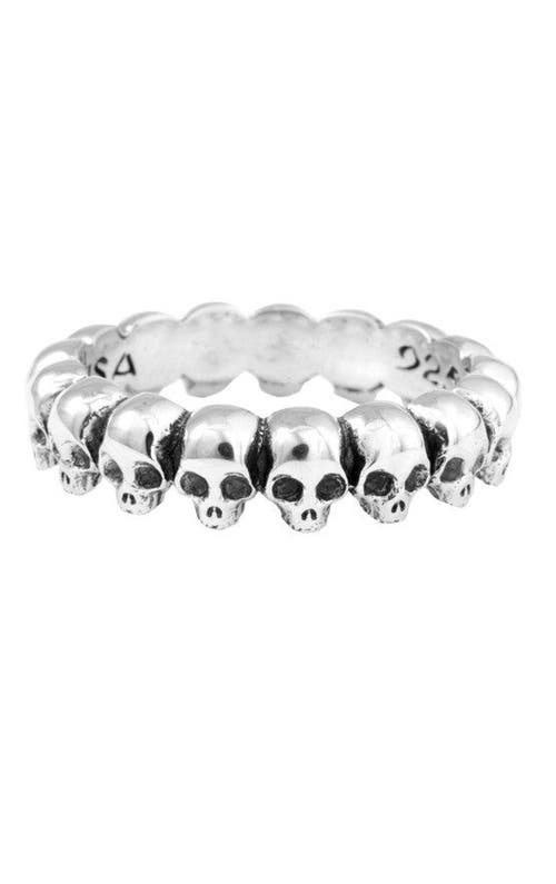 KING BABY STUDIO KING BABY STUDIO SKULL INFINITY RING