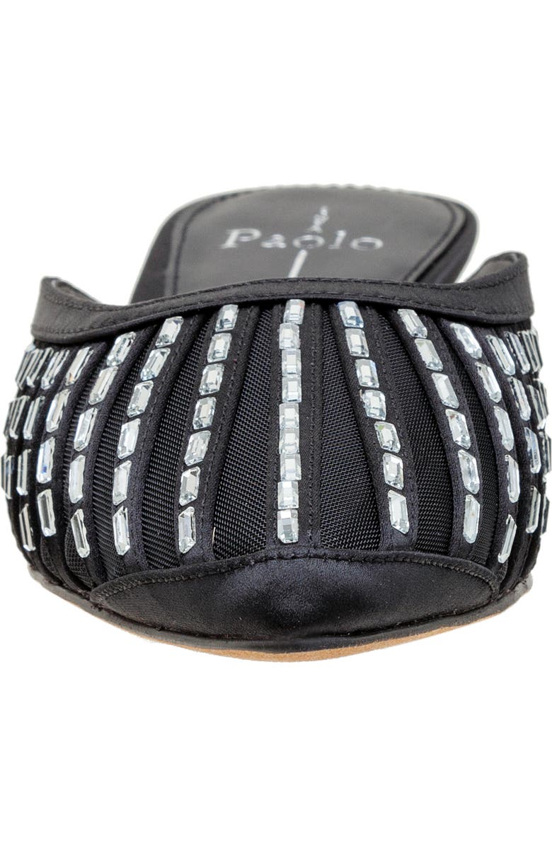 Linea Paolo Inka Pointed Toe Kitten Heel Mule, Alternate, color, Black