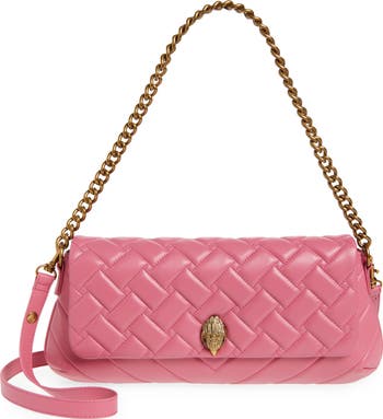 Long Kensington Quilted Leather Shoulder Bag