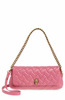 Kurt Geiger London Long Kensington Quilted Leather Shoulder Bag