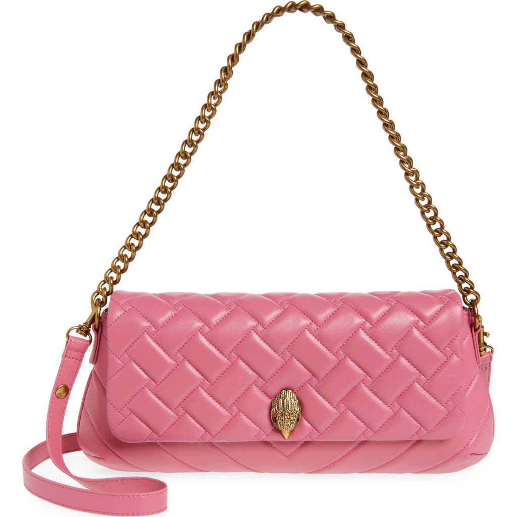 Kurt Geiger London Long Kensington Quilted Leather Shoulder Bag