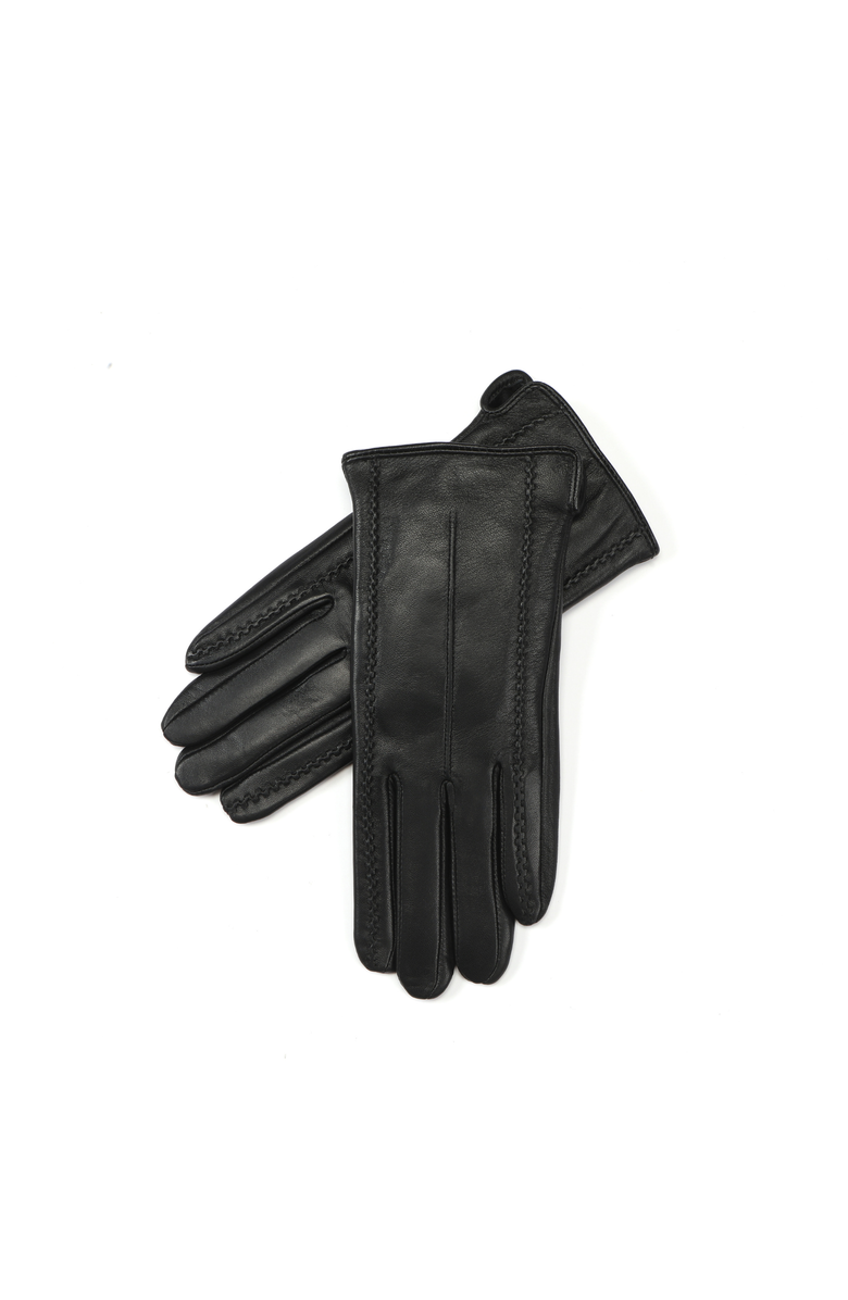 Bob Oré Blue Collection Elise Leather Gloves, Alternate, color, Black