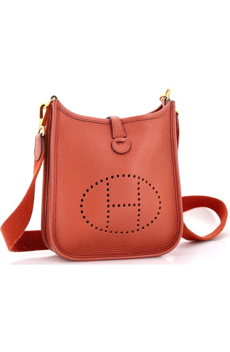 Pre-Owned Hermes Evelyne Bag Gen III Clemence TPM, Alternate, color, Cuivre