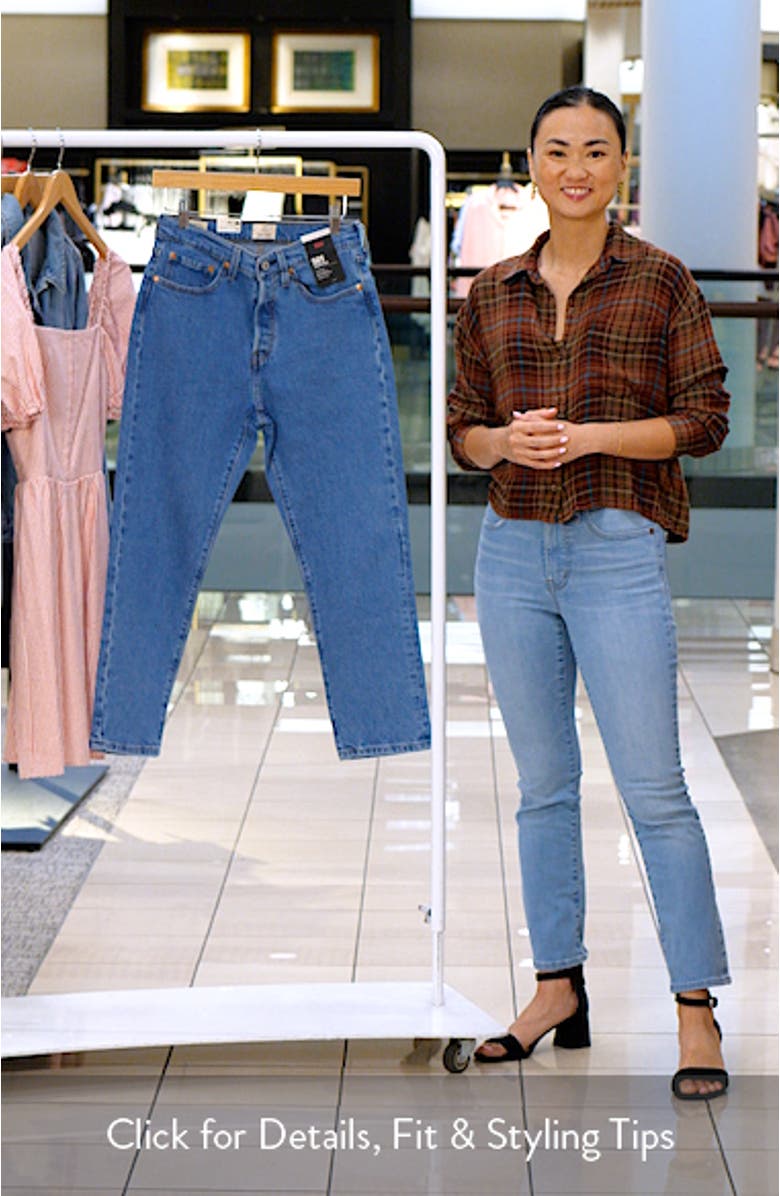 501<sup>®</sup> Original Crop Straight Leg Jeans, sales video thumbnail