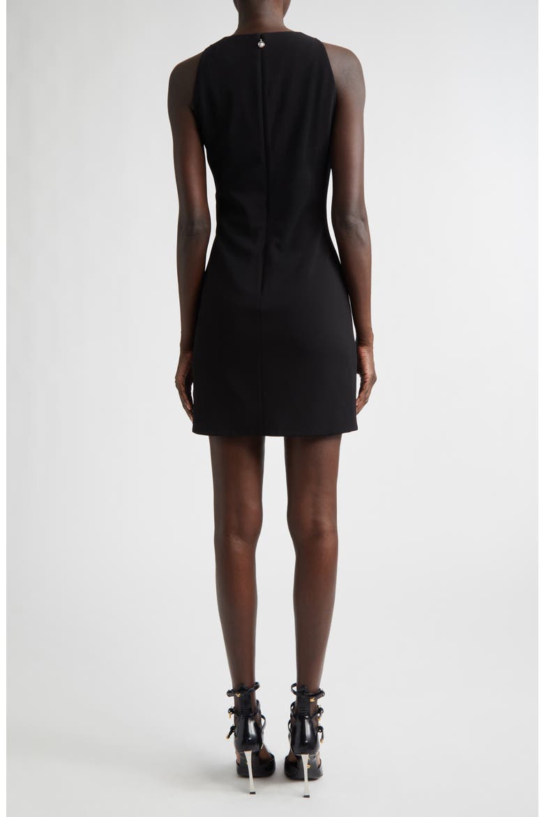Medusa '95 Stretch Crepe Cocktail Dress, Alternate, color, BLACK