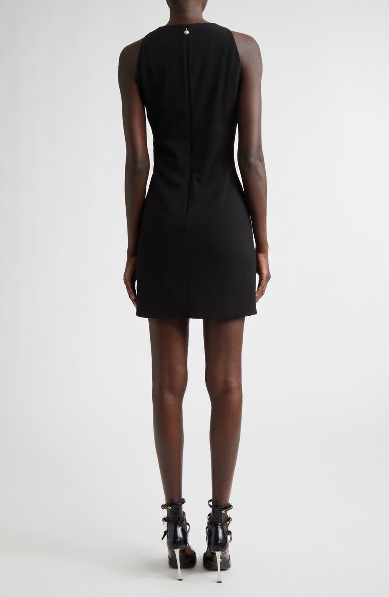 Versace Medusa '95 Stretch Crepe Cocktail Dress, Alternate, color, Black