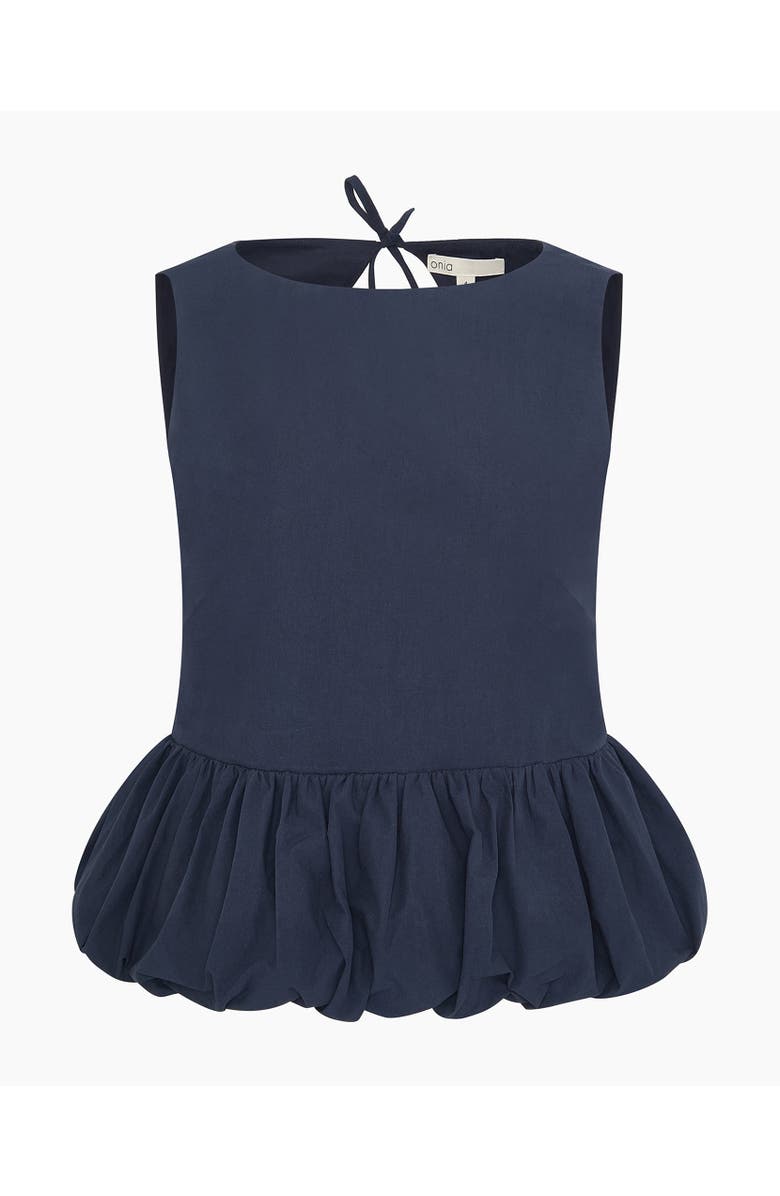 Onia Boatneck Bubble Top, Alternate, color, Noir Navy