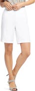 NYDJ Linen Blend Bermuda Shorts