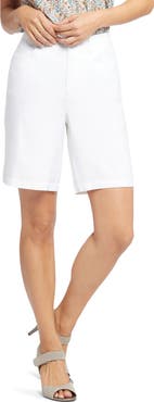 NYDJ Linen Blend Bermuda Shorts