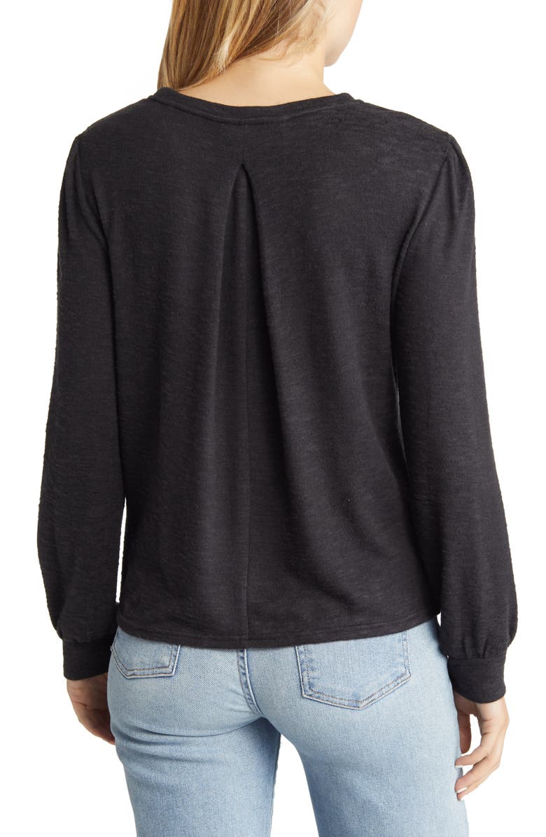 Caslon<sup>®</sup> Pleated Popover Sweater, Alternate, color, 