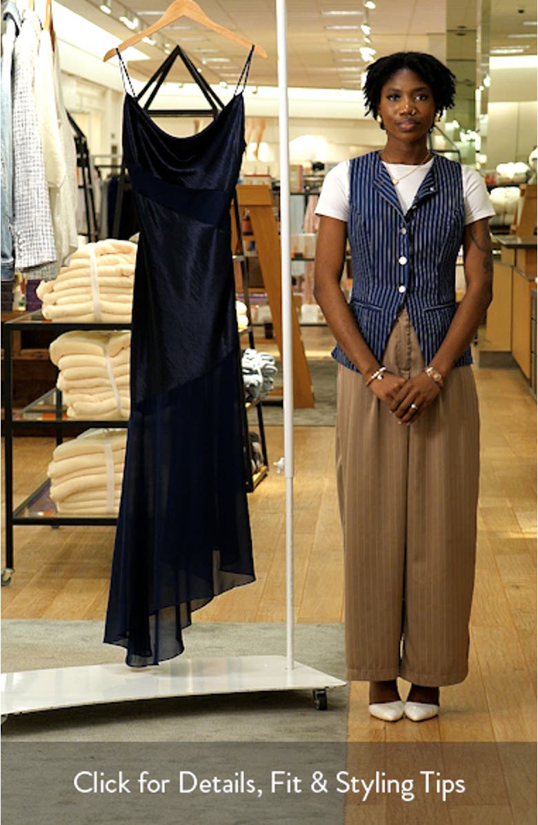 Lainey Cowl Neck Midi Dress, sales video thumbnail