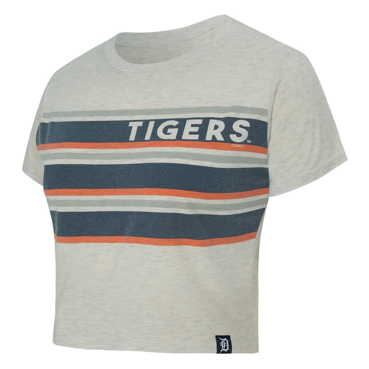Women's Concepts Sport Cream Detroit Tigers Birch Cropped T-Shirt - image 2