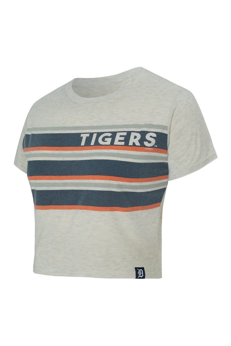 Women's Concepts Sport Cream Detroit Tigers Birch Cropped T-Shirt, Alternate, color, Cream