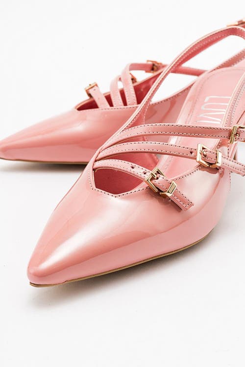 Prologue Shoes Magra Pointed-toe Slingback Stiletto In Multi