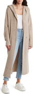 Renee C Hooded Longline Cardigan