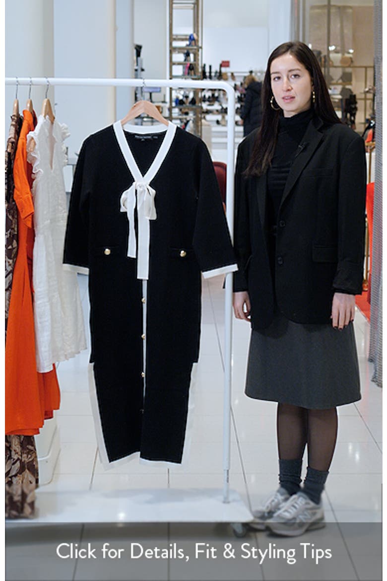 Bow Knit Midi Dress video