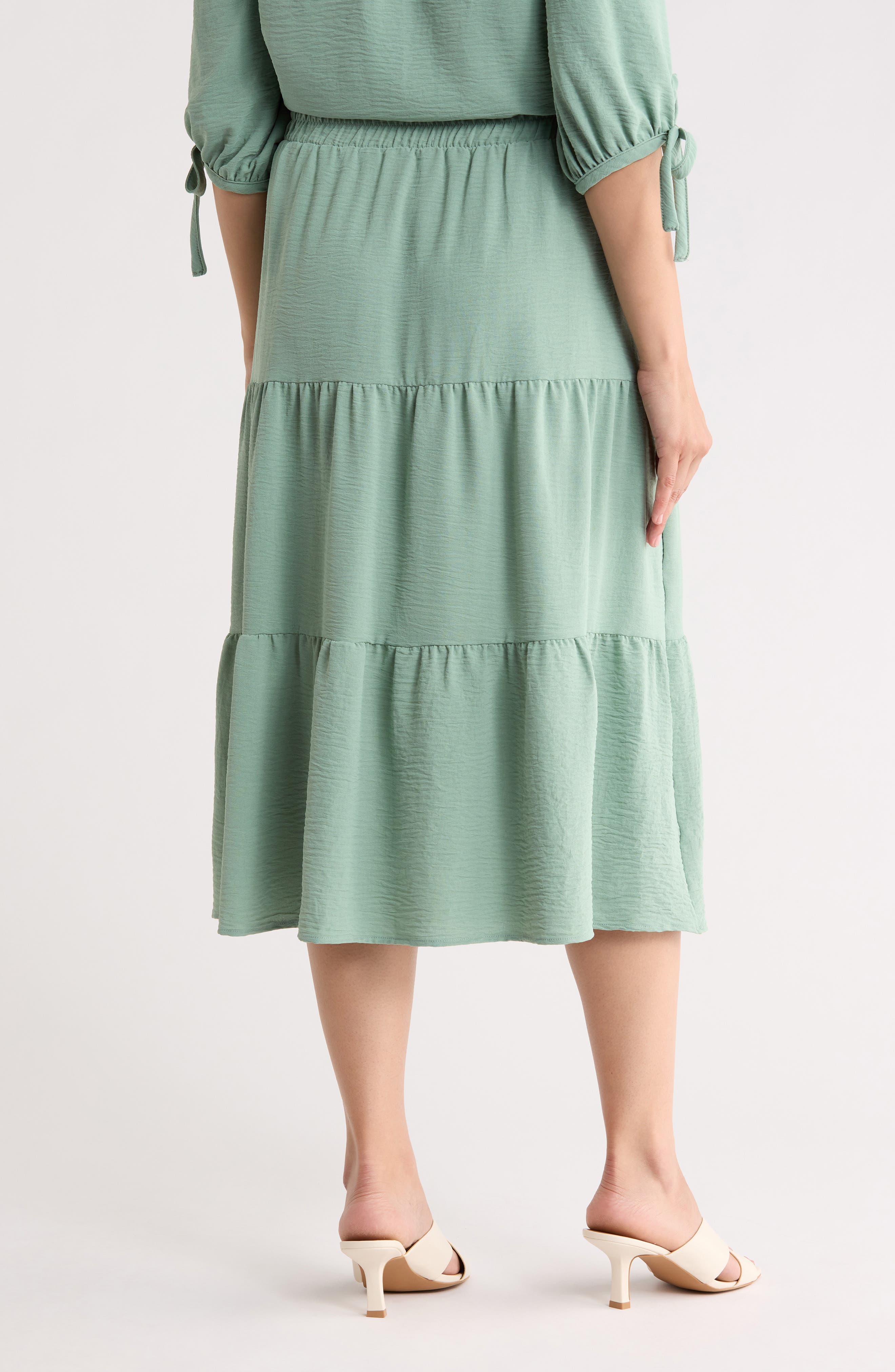 Tiered Midi Skirt - image 4