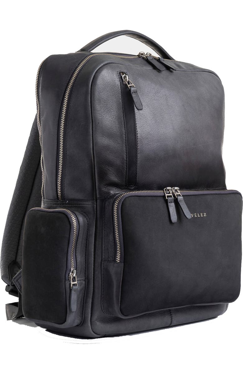 Velez Barceló Leather Bag for Men Multifunctional, Alternate, color, Grey