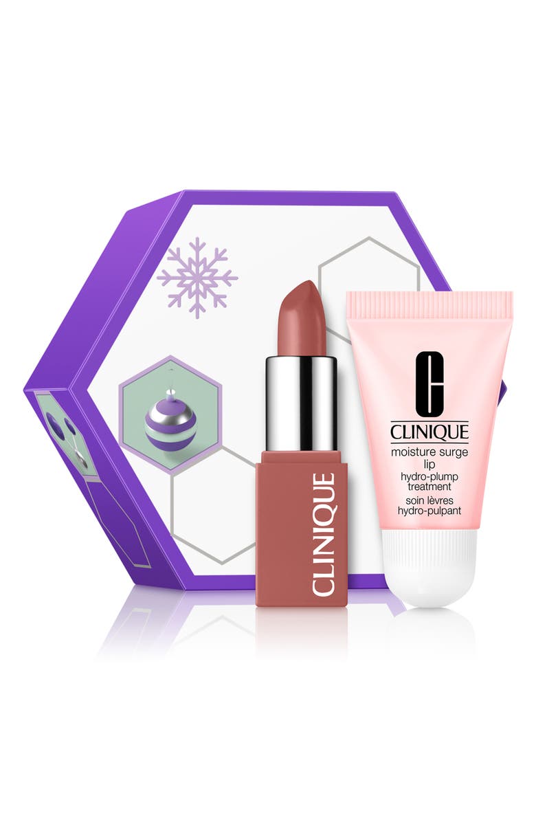 Clinique Lip Luxury Set: Lip Care and Lipstick $25.50 Value, Main, color,