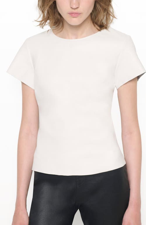 As B Y Df Miller Baby Tee In White