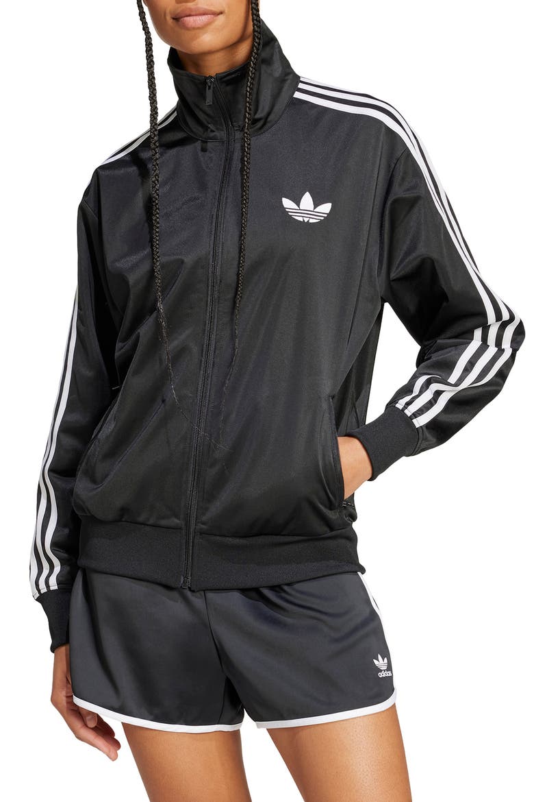 Firebird Recycled Polyester Track Jacket, Main, color, BLACK