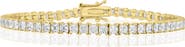 Sienna Vale 4mm Square Cubic Zirconia Tennis Bracelet