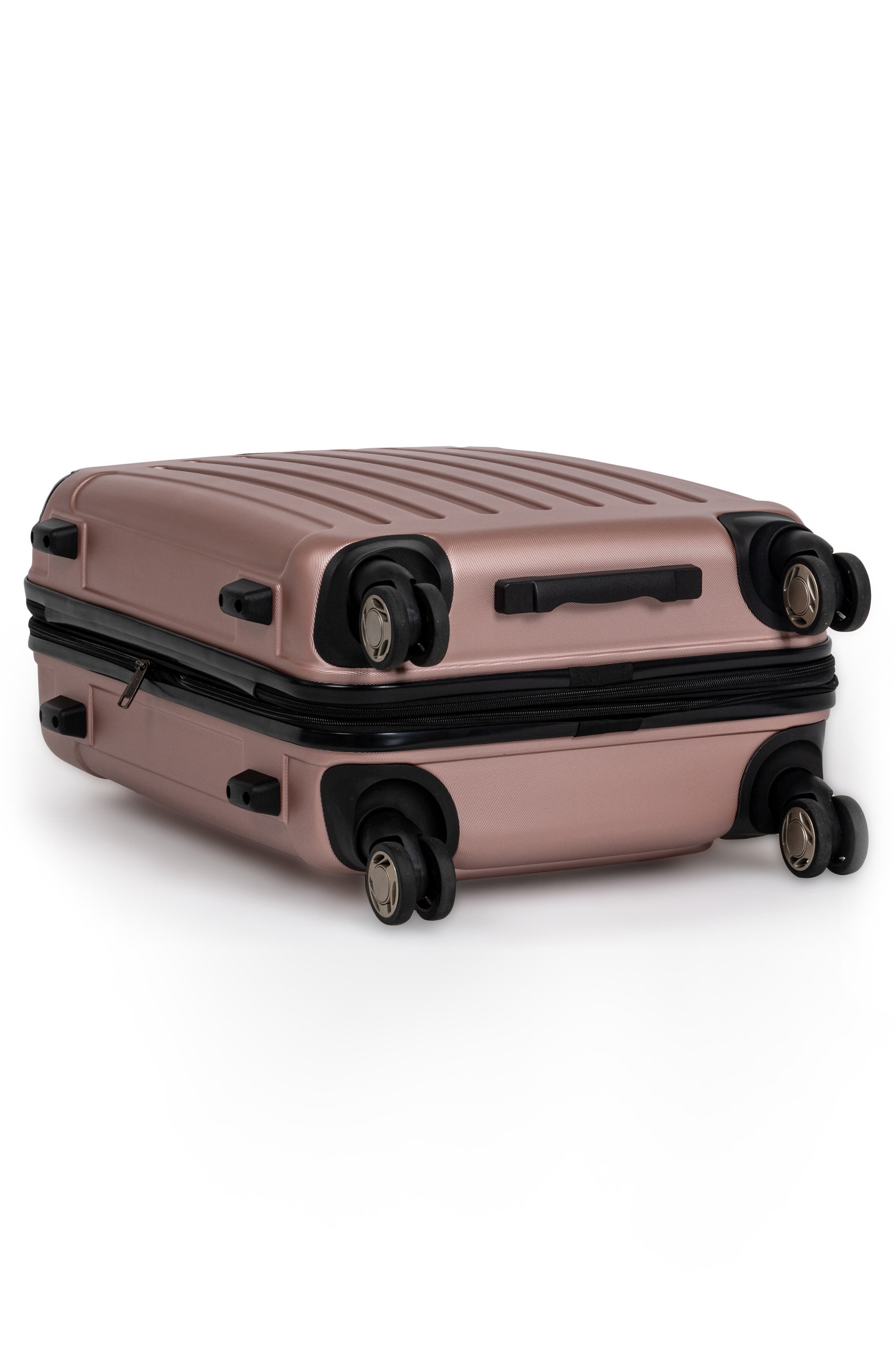 Kenneth Cole Renegade 24" Lightweight Hardside Expandable Spinner Luggage, Alternate, color, Rose Gold