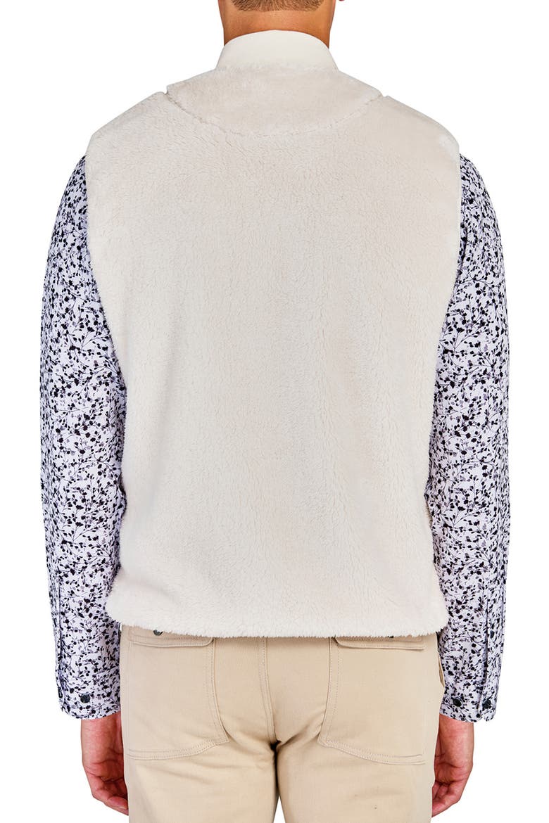 Solid Fuzzy Vest, Alternate, color, CREAM