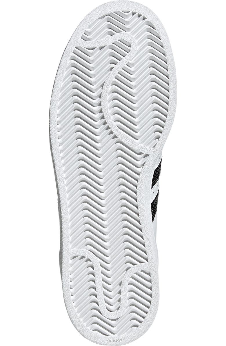 adidas Superstar II Sneaker, Alternate, color, White/ Black/ White