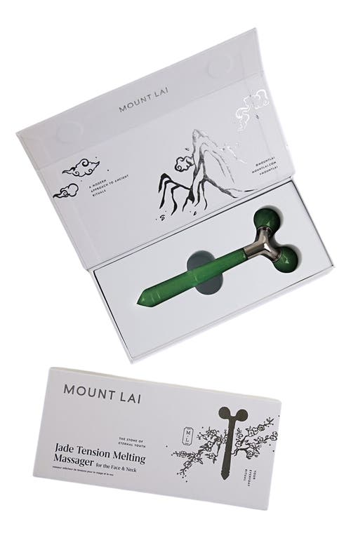 Mount Lai Jade Tension Melting Massager Tool In Green
