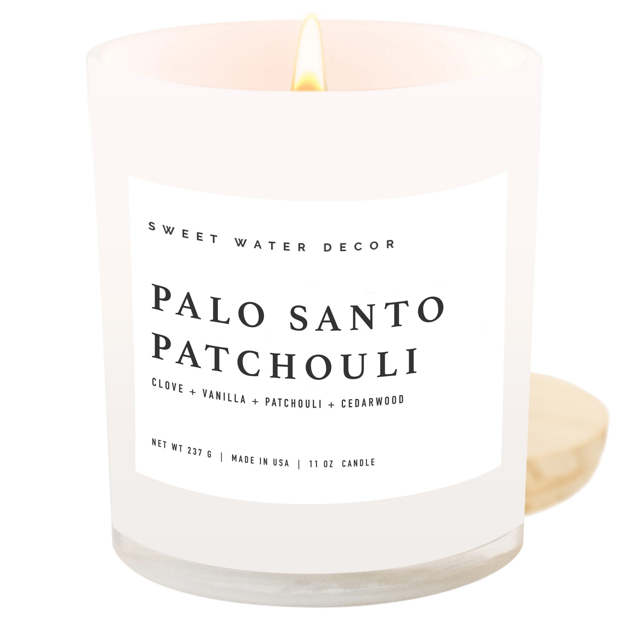 Sweet Water Decor 11oz White Jar Candle
