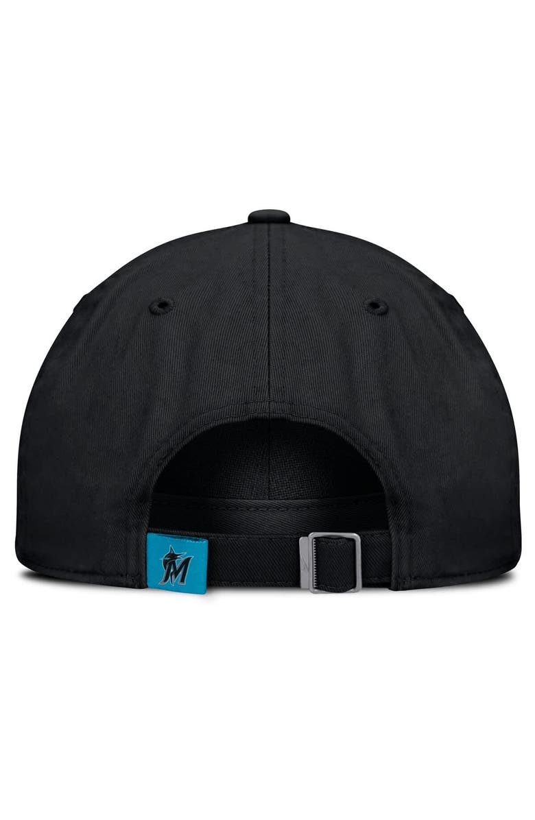 Nike Women's Nike Black Miami Marlins Club Adjustable Hat, Alternate, color, Black