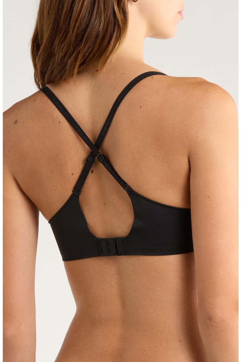 Wireless T-Shirt Bra, Alternate, color, BLACK