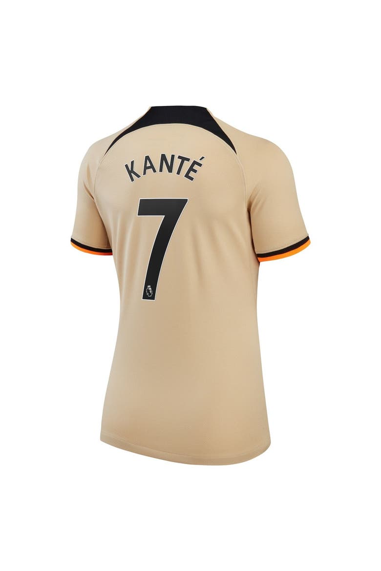 Women's Nike N'Golo Kanté Gold Chelsea 2022/23 Third Replica Player Jersey, Alternate, color, Gold